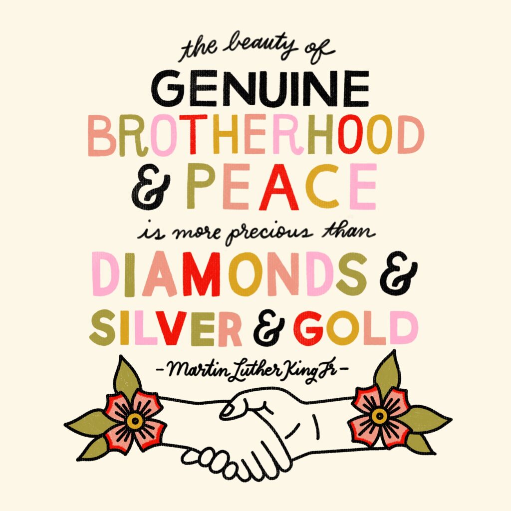 brotherhood and peace